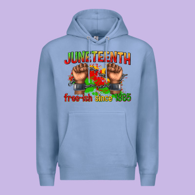 Juneteenth Free Ish Since 1865 Premium Hoodie Designed By Texasbilliewilder