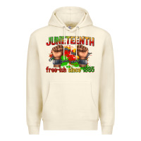 Sandshell juneteenth free ish since 1865 Premium Hoodie - texasbilliewilder