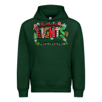 Forest Green christmas lights are my favorite color Urban Hoodie - Zillion Design Studio