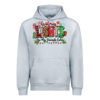 Heather Grey christmas lights are my favorite color Urban Hoodie - Zillion Design Studio