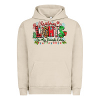 Christmas Lights Are My Favorite Color Urban Hoodie | Teevron