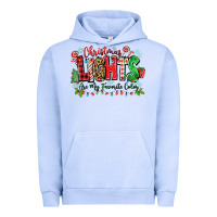 Pigment Grape Ice christmas lights are my favorite color Urban Hoodie - Zillion Design Studio