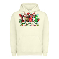 Pigment Pistachio christmas lights are my favorite color Urban Hoodie - Zillion Design Studio