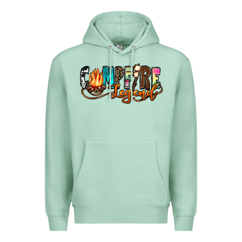 Campfire Legend Premium Hoodie by Zillion Design Studio | Teevron