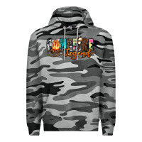 Slate Camo campfire legend Premium Hoodie - Zillion Design Studio