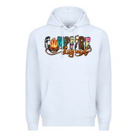 White campfire legend Premium Hoodie - Zillion Design Studio