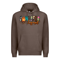 Coffee campfire legend Premium Hoodie - Zillion Design Studio