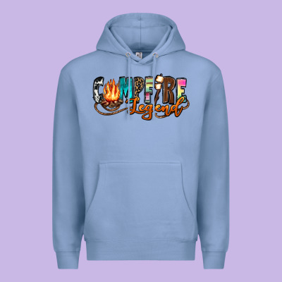 Campfire Legend Premium Hoodie Designed By Zillion Design Studio