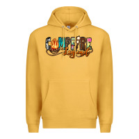 Mustard campfire legend Premium Hoodie - Zillion Design Studio