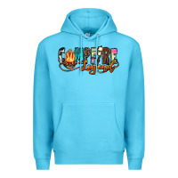 Ocean Blue campfire legend Premium Hoodie - Zillion Design Studio