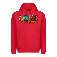 Red campfire legend Premium Hoodie - Zillion Design Studio