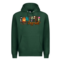 Sports Green campfire legend Premium Hoodie - Zillion Design Studio