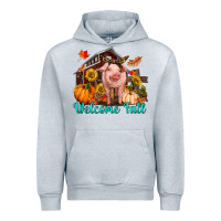 Heather Grey Welcome fall pig Urban Hoodie - RanaPortraitStore
