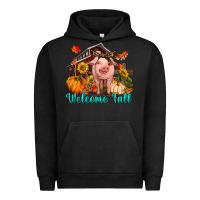 Pigment Black Welcome fall pig Urban Hoodie - RanaPortraitStore