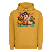 Pigment Peanut Butter Welcome fall pig Urban Hoodie - RanaPortraitStore