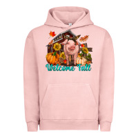 Pigment Salmon Welcome fall pig Urban Hoodie - RanaPortraitStore