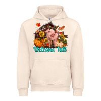Sandshell Welcome fall pig Urban Hoodie - RanaPortraitStore