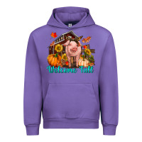 Tulip Welcome fall pig Urban Hoodie - RanaPortraitStore