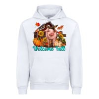 White Welcome fall pig Urban Hoodie - RanaPortraitStore