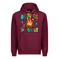 Burgundy bonfire Premium Hoodie - Zillion Design Studio