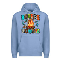 Colony Blue bonfire Premium Hoodie - Zillion Design Studio