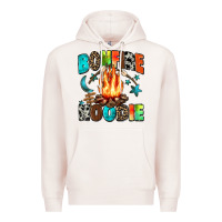 Pale Pink bonfire Premium Hoodie - Zillion Design Studio