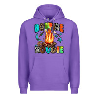 Purple bonfire Premium Hoodie - Zillion Design Studio