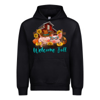 Black Welcome fall pigs Urban Hoodie - RanaPortraitStore