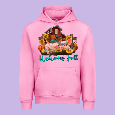 Urban Hoodie Welcome fall pigs