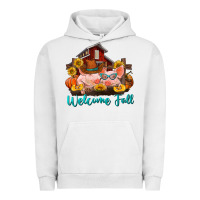Pigment Lunar Rock Welcome fall pigs Urban Hoodie - RanaPortraitStore