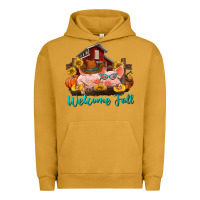 Pigment Peanut Butter Welcome fall pigs Urban Hoodie - RanaPortraitStore
