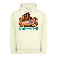 Pigment Pistachio Welcome fall pigs Urban Hoodie - RanaPortraitStore