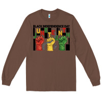 Chestnut black independence day juneteenth Long Sleeve Tee - BarkalooDesign