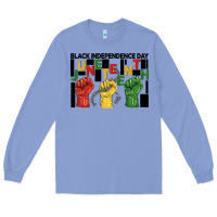 Black Independence Day Juneteenth Long Sleeve Tee | Teevron