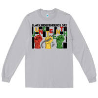 Moon Dust black independence day juneteenth Long Sleeve Tee - BarkalooDesign