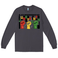 Smoke black independence day juneteenth Long Sleeve Tee - BarkalooDesign