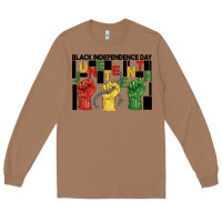 Toasted Coconut black independence day juneteenth Long Sleeve Tee - BarkalooDesign