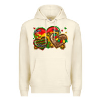 Sandshell juneteenth heart Premium Hoodie - texasbilliewilder