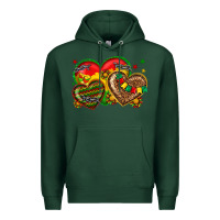Sports Green juneteenth heart Premium Hoodie - texasbilliewilder