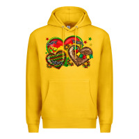Lemon juneteenth heart Premium Hoodie - texasbilliewilder