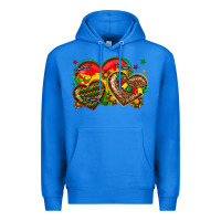 True Royal juneteenth heart Premium Hoodie - texasbilliewilder