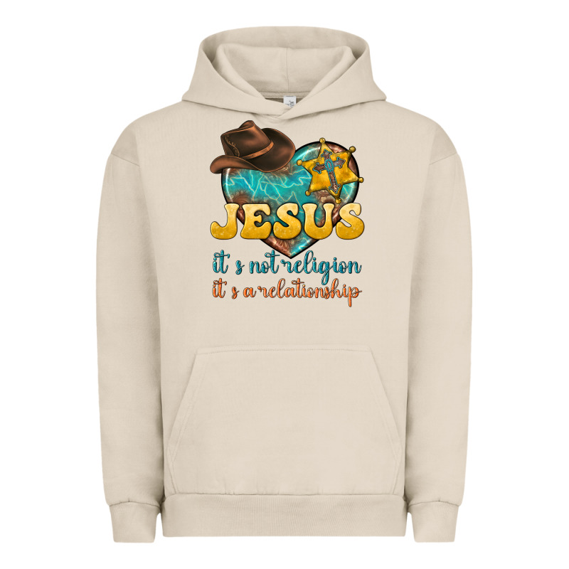 Jesus It S Not Religion It S A Relationship Urban Hoodie by texasbilliewilder | Teevron