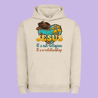 Urban Hoodie jesus it s not religion it s a relationship