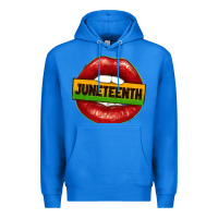 True Royal juneteenth lips Premium Hoodie - texasbilliewilder