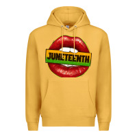 Juneteenth Lips Premium Hoodie | Teevron