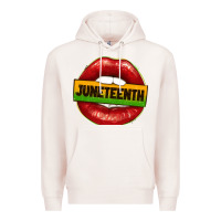 Pale Pink juneteenth lips Premium Hoodie - texasbilliewilder