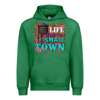 Emerald life is better in a small town Urban Hoodie - texasbilliewilder