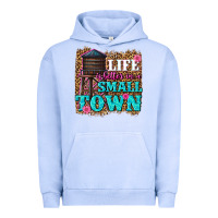 Pigment Grape Ice life is better in a small town Urban Hoodie - texasbilliewilder
