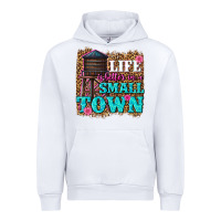 White life is better in a small town Urban Hoodie - texasbilliewilder