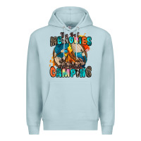Blue Mist the best memories are made camping Premium Hoodie - Zillion Design Studio